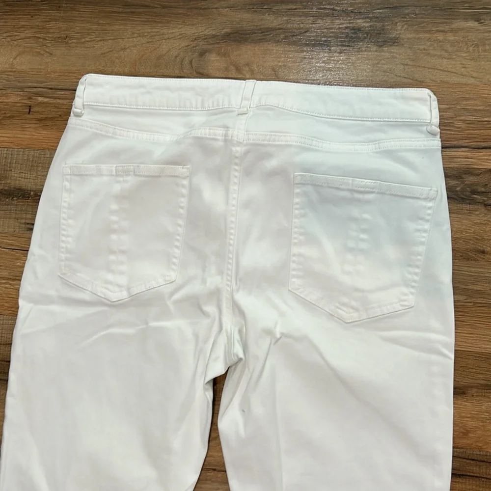 PETER MILLAR WOMENS STRAIGHT GOLF PANTS MID RISE WHITE LIGHTWEIGHT SIZE 10 - Picture 3 of 11